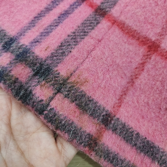 Requirements Vintage Pink Plaid Wool/Mohair Women's Jacket Size 8 - Picture 4 of 8